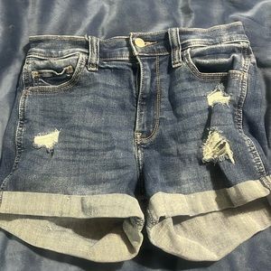 rarely worn , dark blue , good condition, no stains or rips